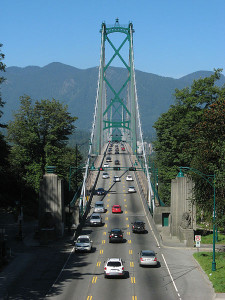 The Lions Gate Bridge